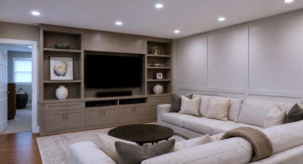 sacramento living room remodel custom built ins2